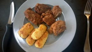 Southern Fried Chicken with Tater Tots