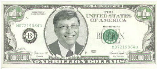 Bill Gates on a Bill