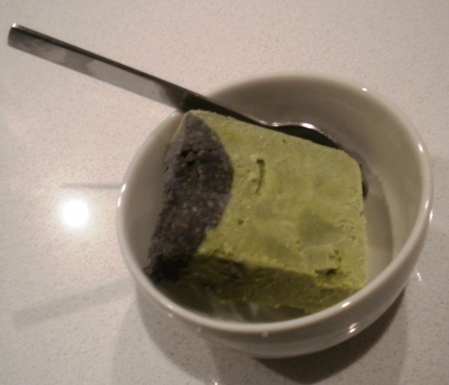 Matcha and Black Sesame Ice Cream