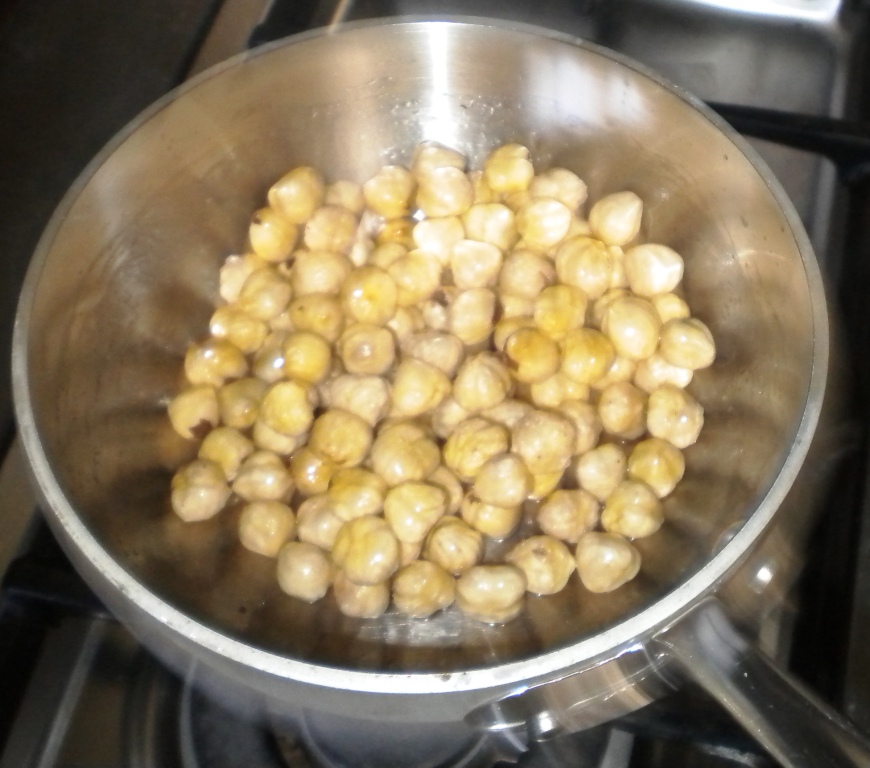 Nutella Ice Cream - Candied Hazelnuts