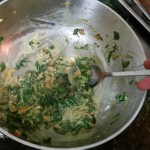 Creamed spinach - serve